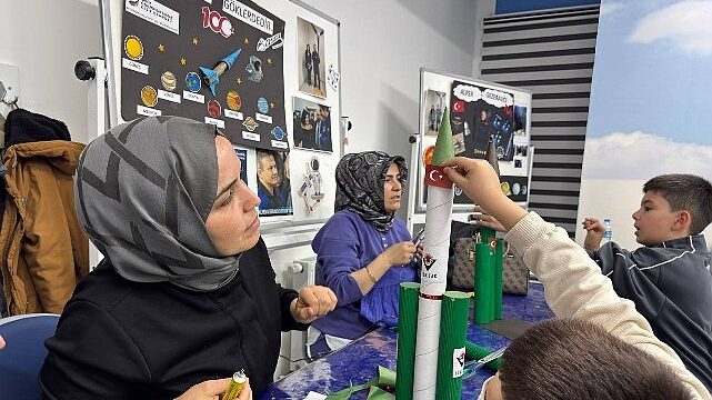 Canik’te Bayram Coşkusu Paylaşıldı: Aileler Atölyelerde Buluştu