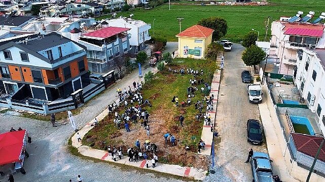 Didim Belediyesi Ağaç Dikme Etkinliği ile öğrencilere çevre bilinci kazandırıyor