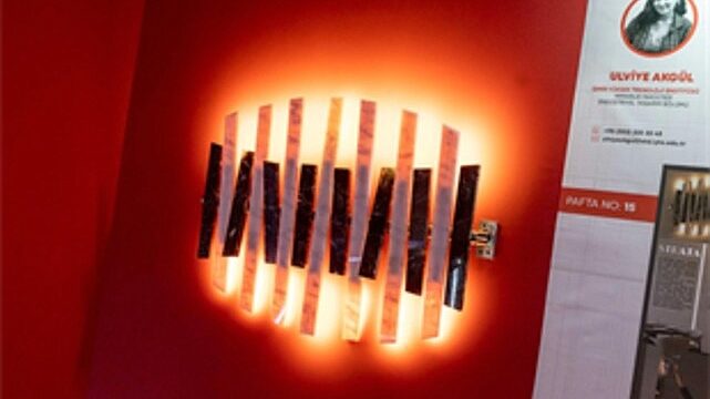 Gençlerden doğal taşa “dekoratif” dokunuş