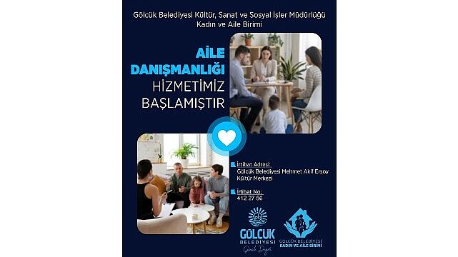 Gölcük Belediyesi Aile Danışmanlığı Hizmeti Başladı