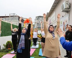 Gülşah Durbay Kadın Danışma Merkezi’nde yoga heyecanı