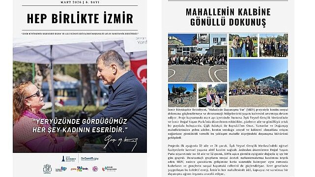 ‘Hep Birlikte İzmir’ mart sayısıyla yayında