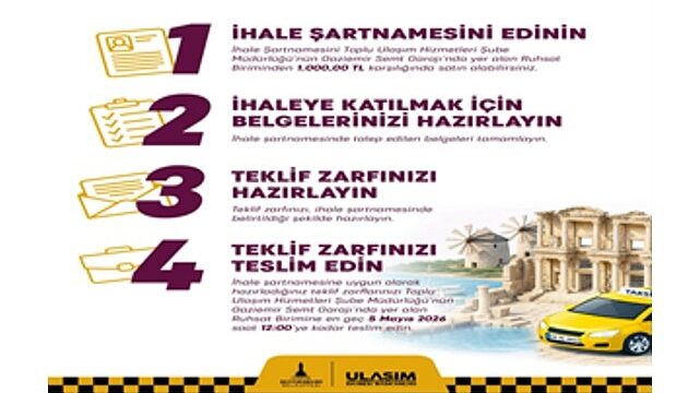İzmir’in çevre ilçelerine 115 yeni taksi geliyor