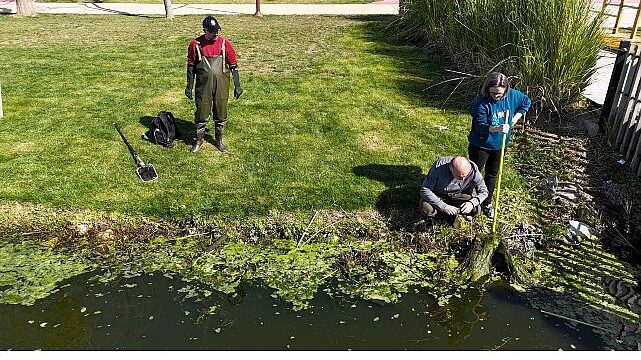 İzmit Millet Bahçesi’nde su göletine bilimsel çalışma