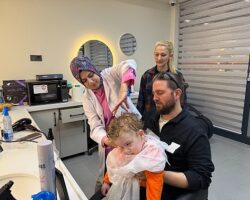 Kaan’ın ilk saç kesimi tatlı bir anıya dönüştü