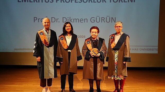 Kadir Has Üniversitesinden Prof. Dr. Dikmen Gürün’e Emeritus Unvanı