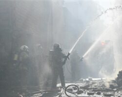 Konak’ta bina yangını kontrol altına alındı