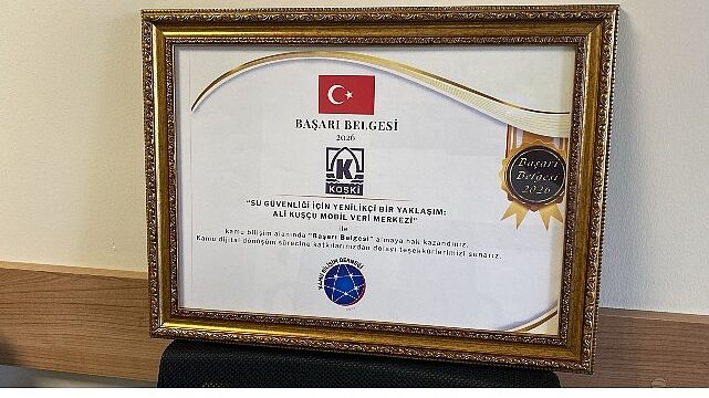 KOSKİ’ye “Dijital Birliktelik Zirvesi”nde Başarı Belgesi