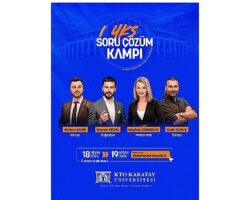 KTO Karatay Üniversitesi Tarafından Düzenlenen YKS Kamp Programına Sayılı Günler Kaldı