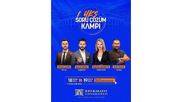 KTO Karatay Üniversitesi Tarafından Düzenlenen YKS Kamp Programına Sayılı Günler Kaldı