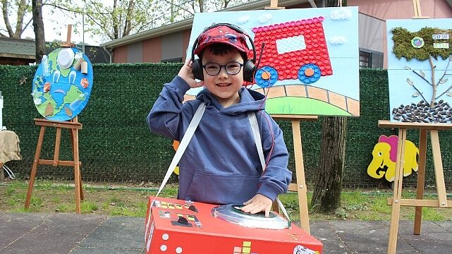 Lokomotif Çocuk Köyü’nde geri dönüşüm rüzgârı