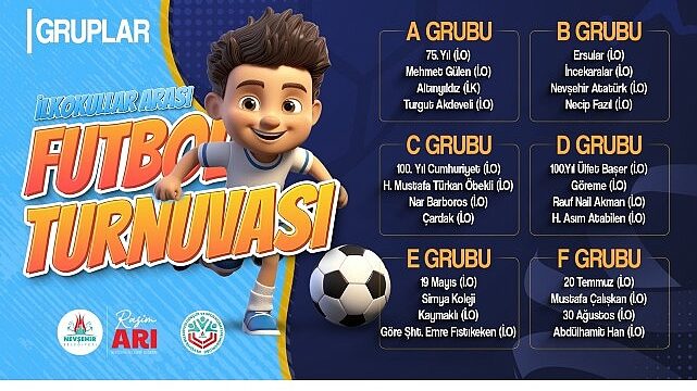 Nevşehir Belediyesi’nden İlkokullar Arası 23 Nisan Futbol Turnuvası