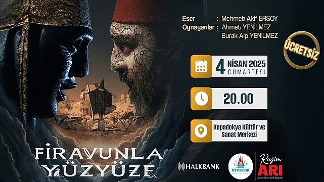 Nevşehir’de “Firavunla Yüz Yüze” Tiyatro Gösterisi