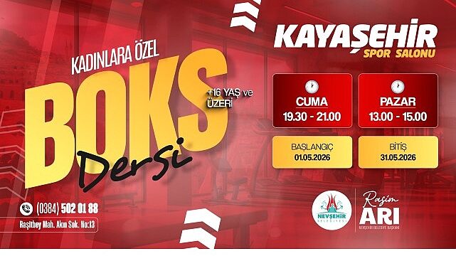 Nevşehir’de Kadınlara Özel Boks Dersleri Başlıyor