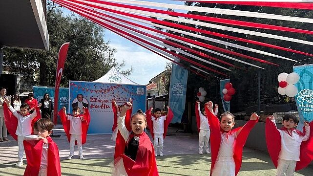 Nilüfer Belediyesi kreşlerinde 23 Nisan neşesi