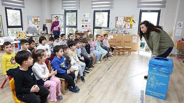 Nilüfer’de miniklere geri dönüşüm eğitimi
