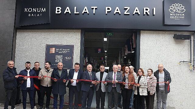 Nilüfer’in 8’inci giyim pazarı Balat’ta açıldı