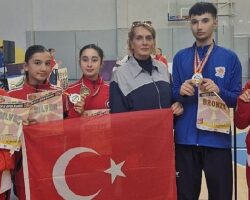 Seferihisar’ın ‘Altın Çocukları’ Avrupa yolunda kürsüyü bırakmıyor