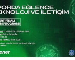 Sporda Eğlence, Teknoloji ve İletişim Sertifika Programı İkinci Kez Başlıyor
