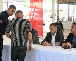 Tekirova tekstil pazarı kura çekimi yapıldı