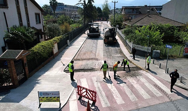 Başiskele sahilinde trafik ve yaya düzeni yenileniyor