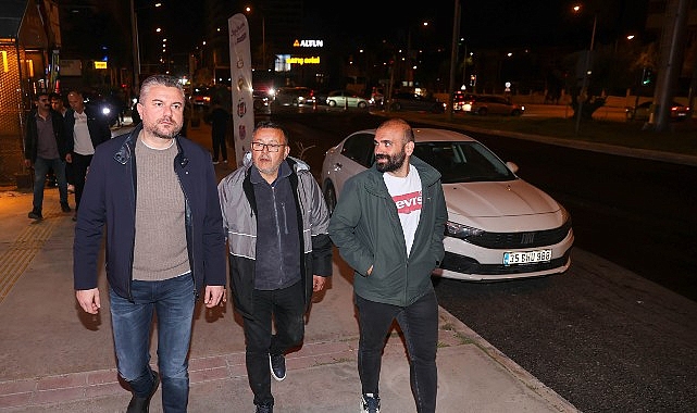 Başkan Görkem Duman’ın gece mesaisi