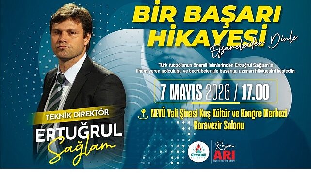 “Bir Başarı Hikâyesi” Söyleşisinde Ertuğrul Sağlam’ı Ağırlayacağız