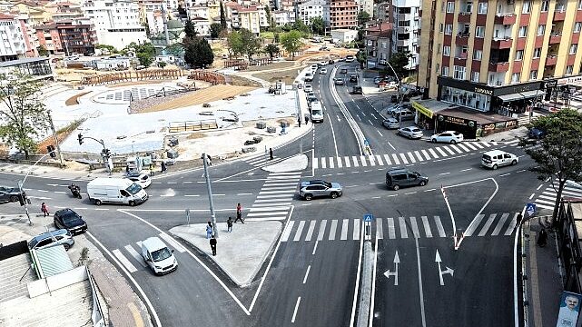Çayırova’daki kavşakta Büyükşehir imzası