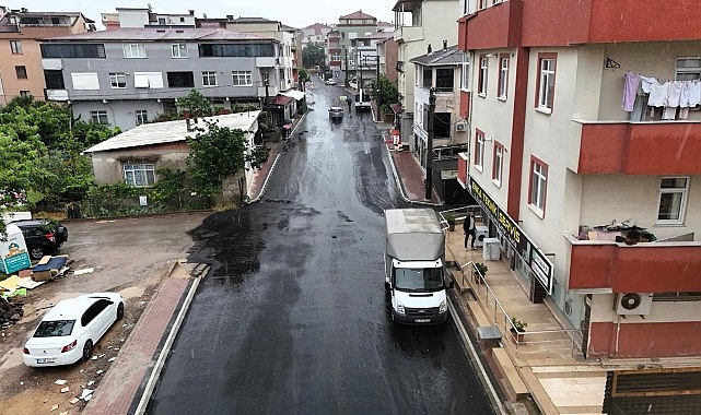 Darıca Mevlana Caddesi’nde üstyapı tamam