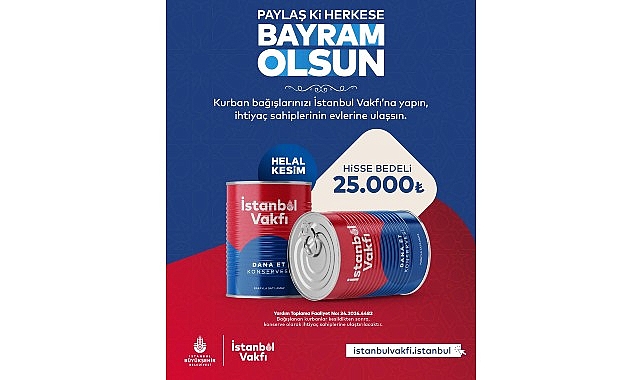 İstanbul Vakfı’nın Kurban Bağışı Kampanyası Başladı