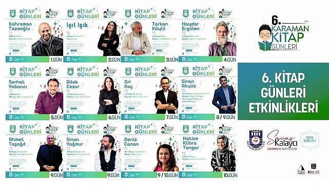 Karaman’da Kitap Günleri Başlıyor