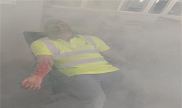 Konak Tünelleri’nde gerçeğini aratmayan deprem ve yangın tatbikatı