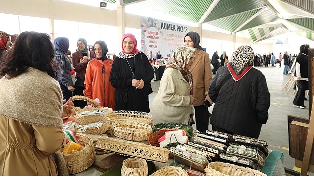 Konyalı Kadınlar, Anneler Günü Dolayısıyla KOMEK Pazarı’nda Buluştu