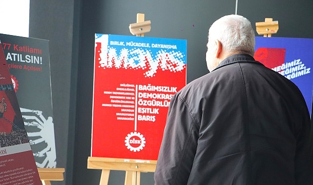 Maltepe’de 1 Mayıs Afişleri Sergisi