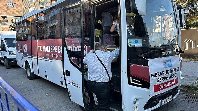 Maltepe’de bayramda mezarlıklara ücretsiz ring seferleri başladı
