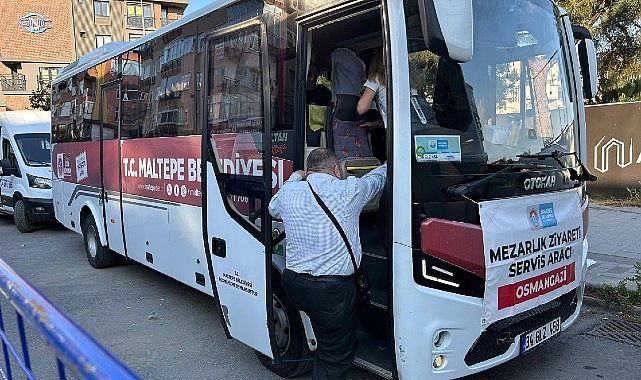 Maltepe’de bayramda mezarlıklara ücretsiz ring seferleri başladı