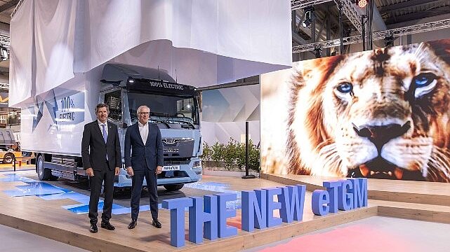 MAN eTGM’nin dünya prömiyeri  Transpotec Logitec fuarında gerçekleşti
