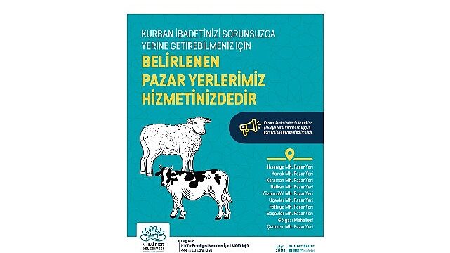 Nilüfer’de kurban kesim yerleri belirlendi