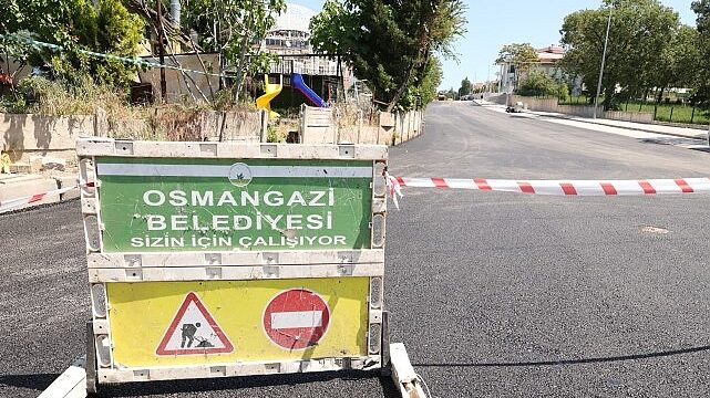 Osmangazi Belediyesi 900 Ton Asfalt Döktü