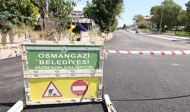 Osmangazi Belediyesi 900 Ton Asfalt Döktü