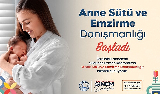 Üsküdar Belediyesi’nden Yeni Annelere Evde Destek: “Anne Sütü ve Emzirme Danışmanlığı” Hizmeti Başladı