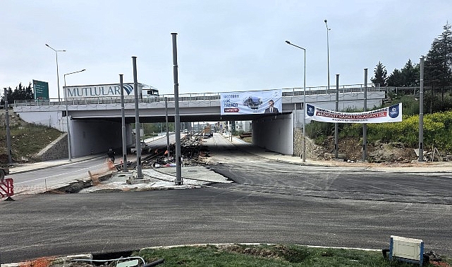 Vatan Caddesi kavşağında çalışmalar tamam