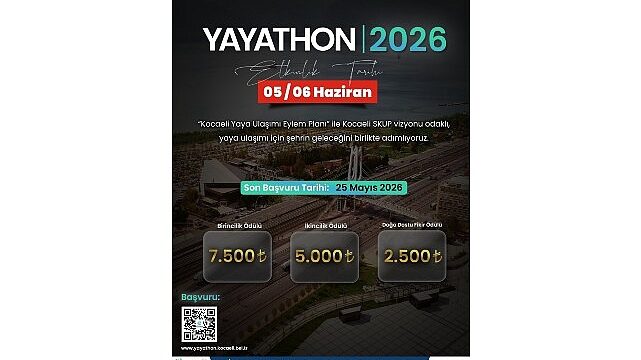 “Yayathon” ile yaya çözümleri geliştirilecek