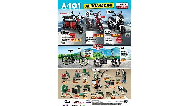 11 Haziran’da A101’de Elektrikli Mobilite Dikkat Çekiyor
