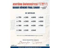 ATA-AÖF sınavına 15 farklı hat desteği
