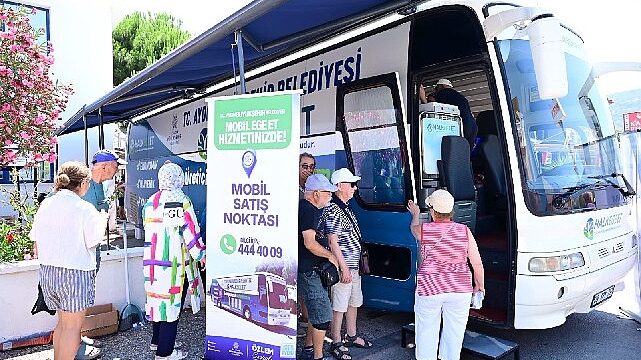 Aydın Büyükşehir Belediyesi Mobil Halk Ege Et aracına Didim’de yoğun ilgi