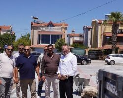 Ayvalık’ta Yol Seferberliği Sürüyor