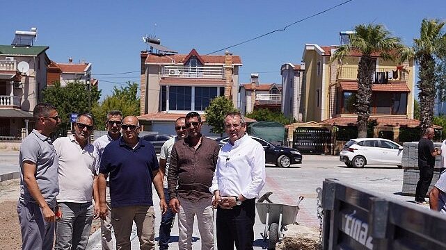 Ayvalık’ta Yol Seferberliği Sürüyor