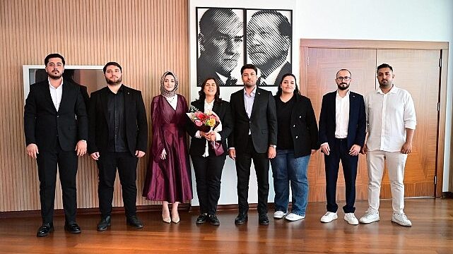 Başkan Çerçioğlu’na Türkiye Gençlik Vakfı Aydın İl Temsilciliği’nden Ziyaret