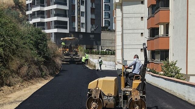 Başkan Deviren Asfalt Çalışmalarını İnceledi